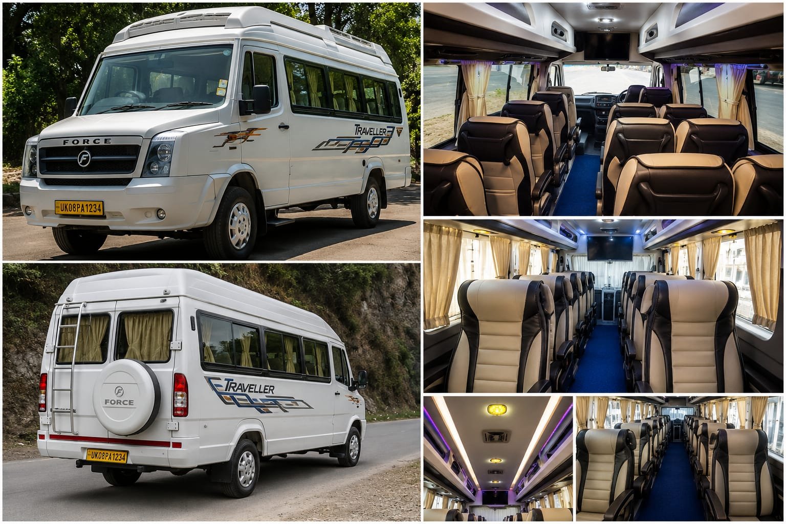 12 Seater tempo traveler 