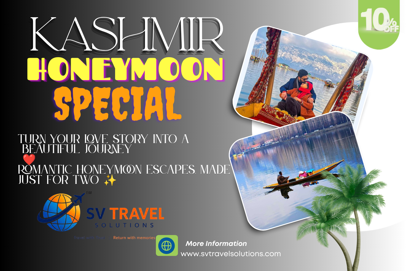 ❤️ KASHMIR ROMANTIC HONEYMOON ESCAPE ❤️ 6 Days / 5 Night